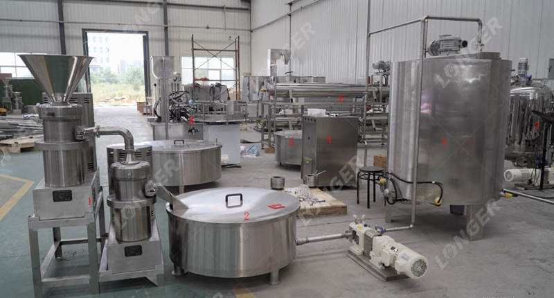 Commercial Automatic Peanut Butter Production Line Peanut Butter Making Machine