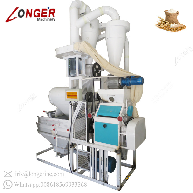 Automatic Quinoa Wheat Crushing Grain Electric Corn Mill Machine In China