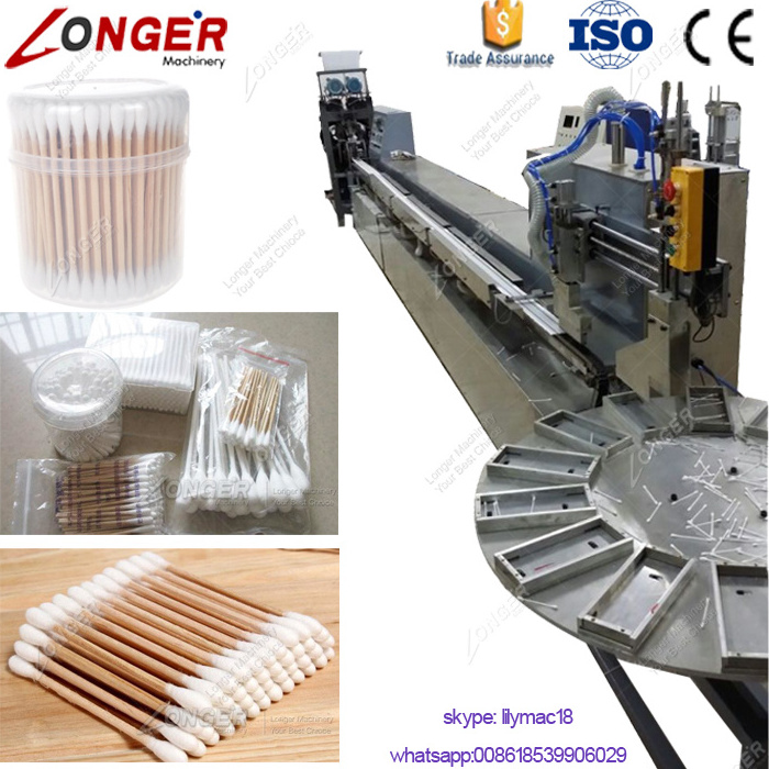 Single Head Cotton Swab Production Line|Cotton Bud Making and Packing Machine