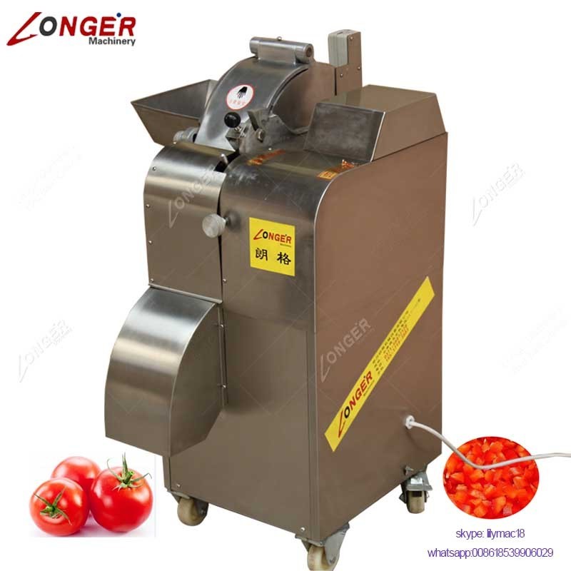 Papaya Dicing Strawberry Cutter Tomato Chopper Pepper Coconut Dicer Machine