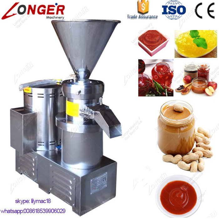 Peanut Butter Making Machine Tomato Paste Cocoa Bean Grinder Industrial Nut Grinder