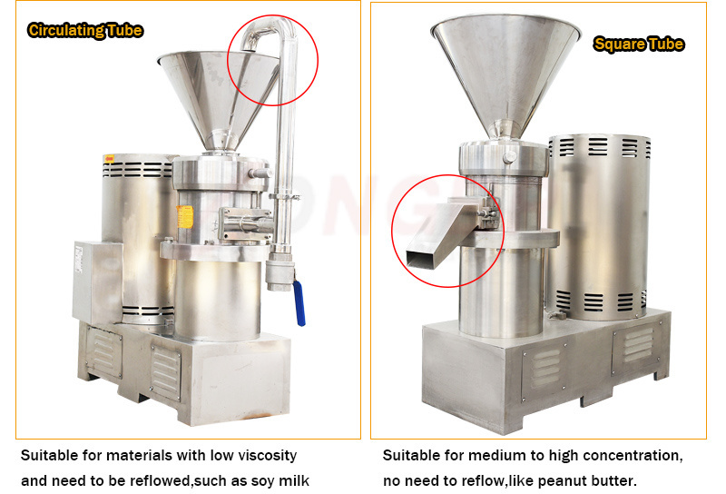 Commercial Peanut Butter Making Colloid Mill Hummus Grinder Machine For Sale