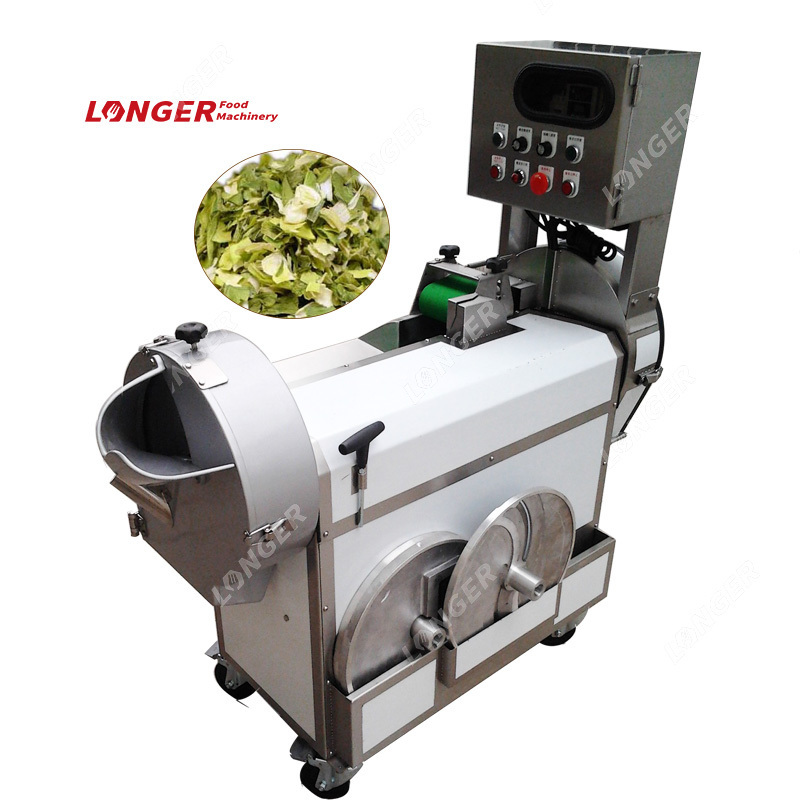 Leafy Vegetable Cutting Machine|Automatic Celery Cutter and Shredder