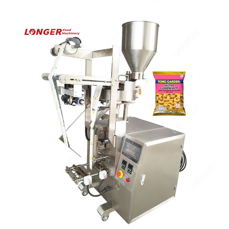 Snack Popcorn Potato Chips Cashew Nuts Bag Filling Coffee Beans Packaging 1Kg Sugar Packing Machine