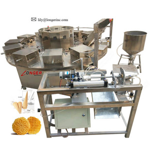 Commercial Used Pizzelle Machine Rolled Sugar Ice Cream Cone Moulding Machine