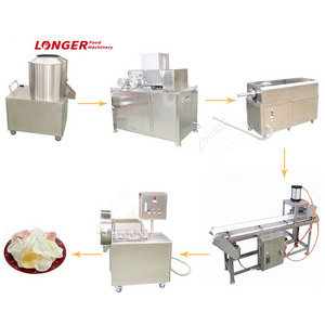 Professional Prawn Cracker Production Line Shrimp Processing Machine for Kroepoek