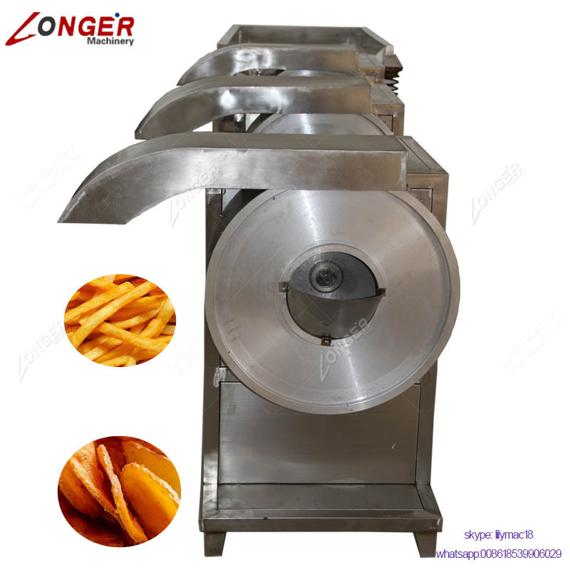 Automatic Electric Fries Potato Cutting Machines French Fry Cutter Machine