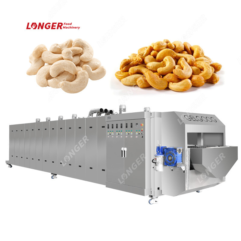 Continuous Automatic Nuts Roasting Machine Roaster/Peanut Roasting Machine