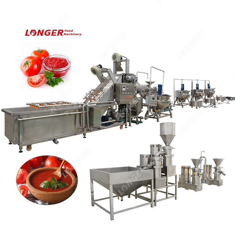 Commercial Small Tomato Puree Producing Plant Tomato Ketchup Making Machine in Pakistan