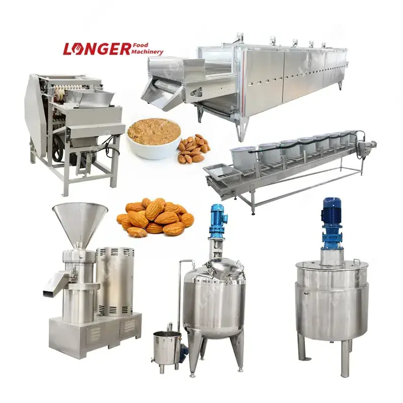 Almond Butter Grinding Machine Walnut Pulping Machine Almond Nut Grinder/Processor