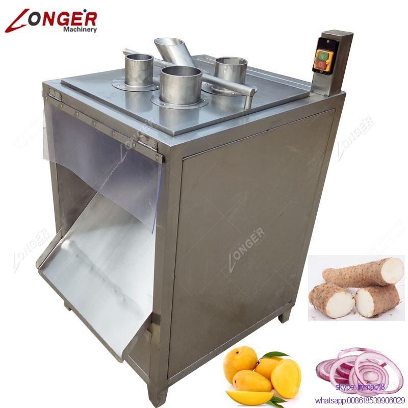 Industrial Automatic Papaya Slicer Pineapple Slicing Machine Lemon Cutter