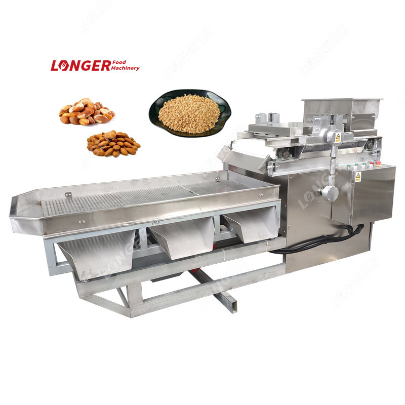 Industrial Hazelnut Dicing Machinery Automatic Walnut Crusher Pistachio Peanut Chopping Almonds Cutting Nut Crushing Machine