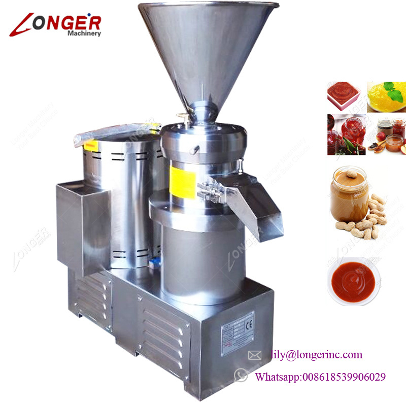 Industrial Making Peanut Paste Cocoa Bean Grinding Colloid Mill Tomatoes Grinder Machine