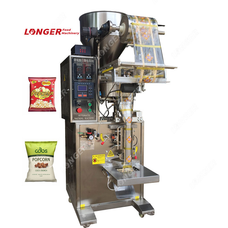 Snack Popcorn Potato Chips Cashew Nuts Bag Filling Coffee Beans Packaging 1Kg Sugar Packing Machine