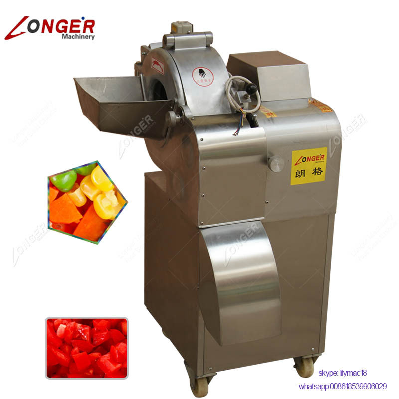 Papaya Dicing Strawberry Cutter Tomato Chopper Pepper Coconut Dicer Machine