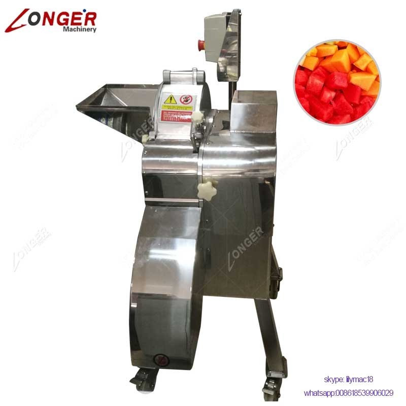 Commercial Fresh Mango Pineapple Cutting Vegetable Fruit Dicing Machine