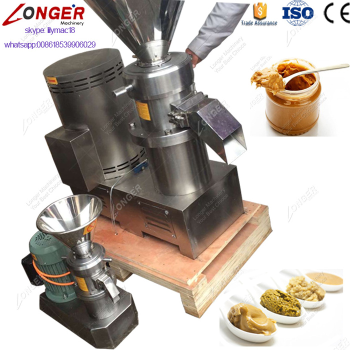 Peanut Butter Making Machine Tomato Paste Cocoa Bean Grinder Industrial Nut Grinder