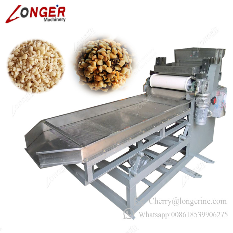 Industrial Hazelnut Dicing Machinery Automatic Walnut Crusher Pistachio Peanut Chopping Almonds Cutting Nut Crushing Machine