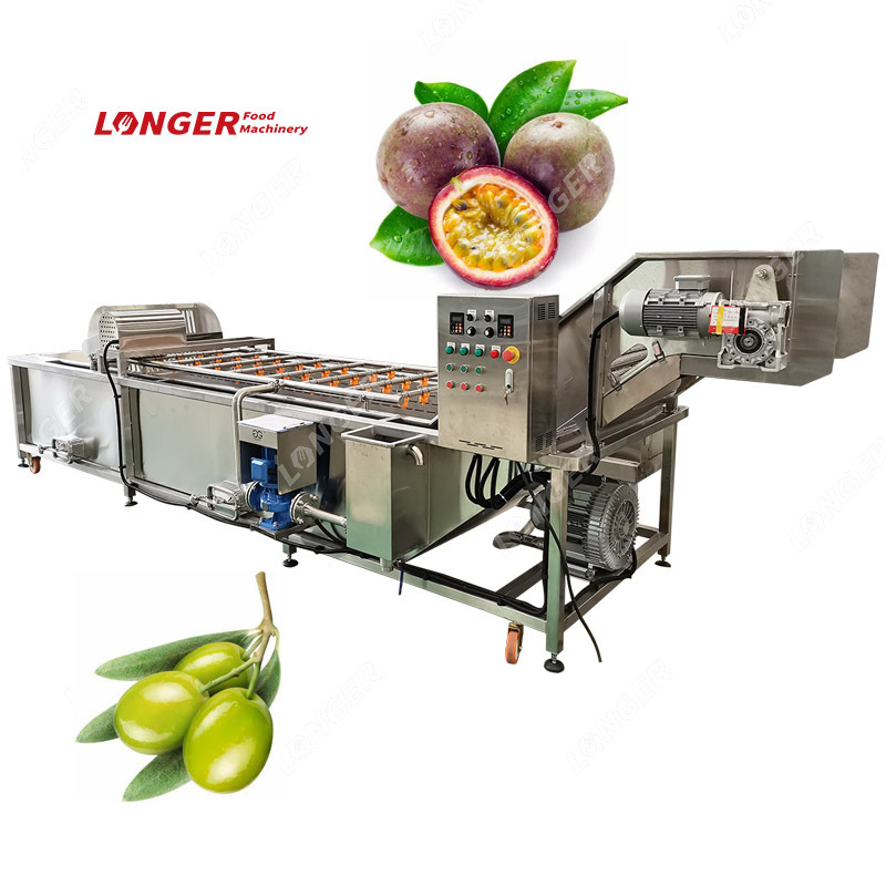 Gelgoog Guava Krystal and Vegetable Cut Clean Air-Dry Equipment Orange Mango Fruit Wash Waxing Machine