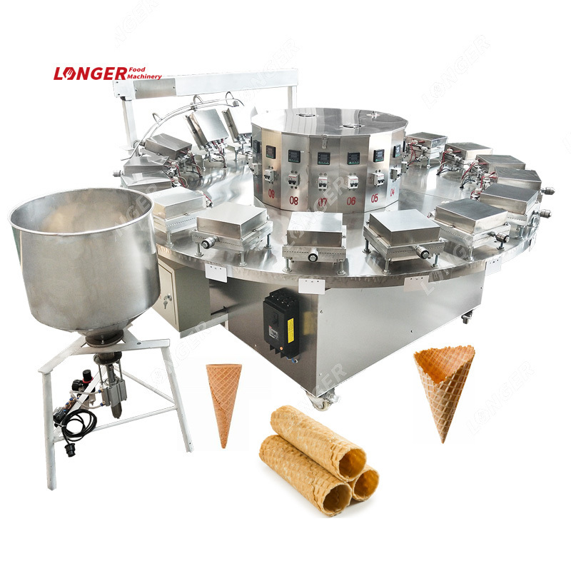 Egg roll making machine/Rolled sugar cone machine