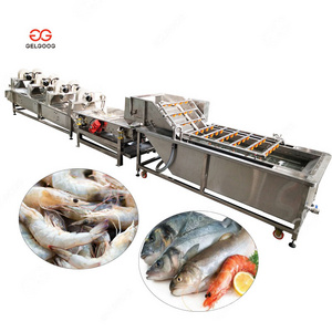 Gelgoog Selling Fish Processing Washing Machine Wash Line Shrimp Cleaning Equipment