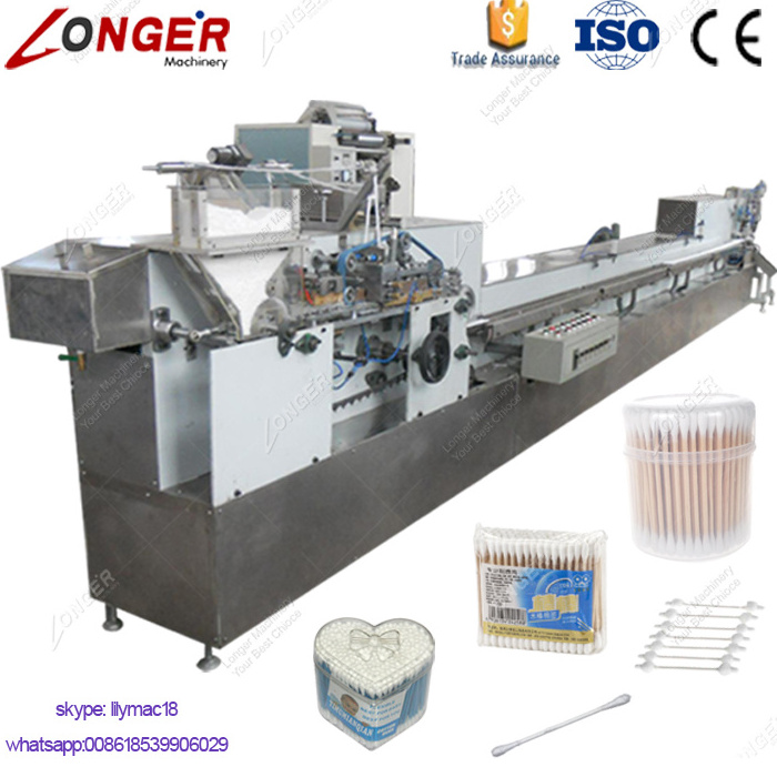 Single Head Cotton Swab Production Line|Cotton Bud Making and Packing Machine