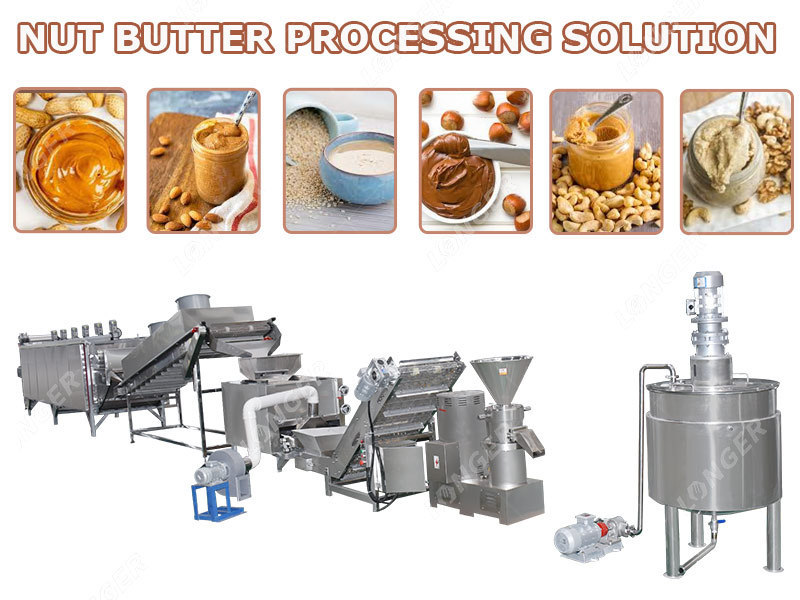 Almond Butter Grinding Machine Walnut Pulping Machine Almond Nut Grinder/Processor