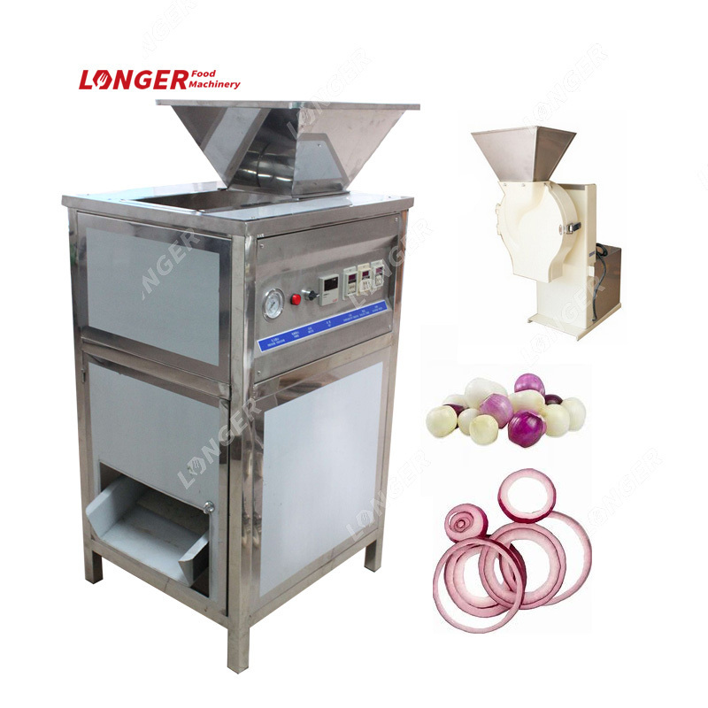 onion peeler and cutter/onion slicing machine