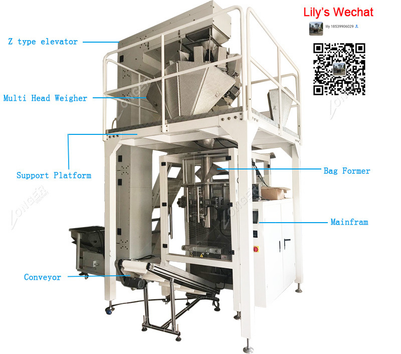 Dried Desiccated Coconut / Sauerkraut / Bean Sprout / Pickle Packing Machine