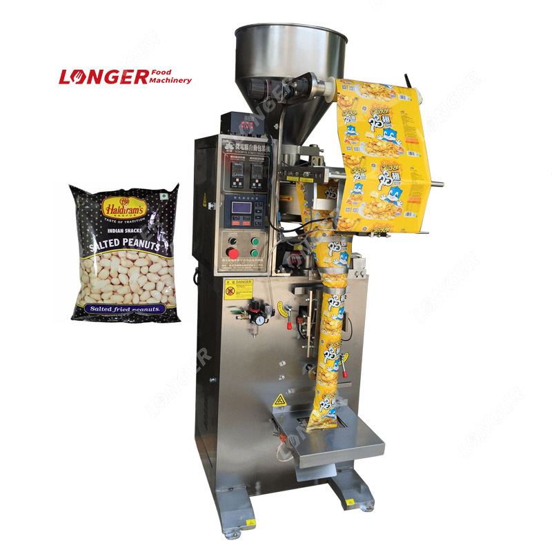 Factory Price Automatic Coffee Beans Peanut Weight Packaging Equipment Snacks Potato Chips Chin Chin Pouch Packing Machine