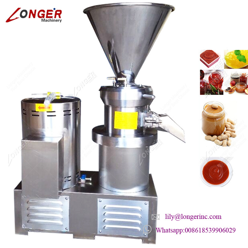 Industrial Making Peanut Paste Cocoa Bean Grinding Colloid Mill Tomatoes Grinder Machine