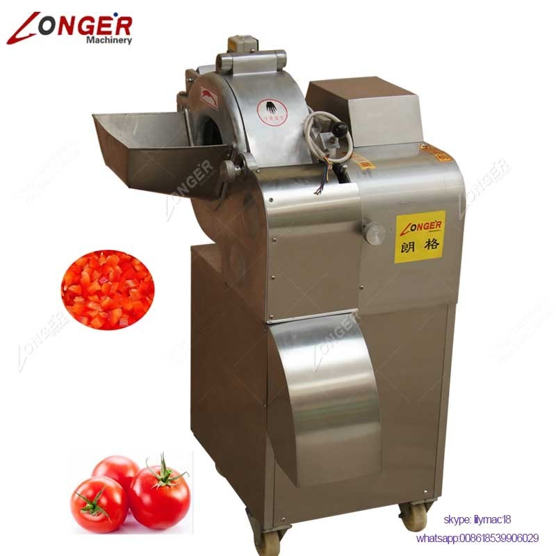 Papaya Dicing Strawberry Cutter Tomato Chopper Pepper Coconut Dicer Machine