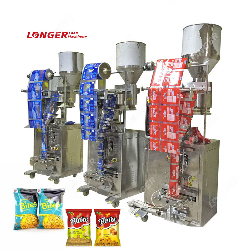 Snack Popcorn Potato Chips Cashew Nuts Bag Filling Coffee Beans Packaging 1Kg Sugar Packing Machine