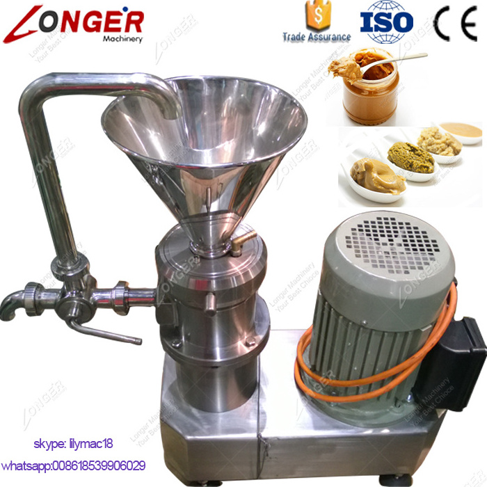 Peanut Butter Making Machine Tomato Paste Cocoa Bean Grinder Industrial Nut Grinder