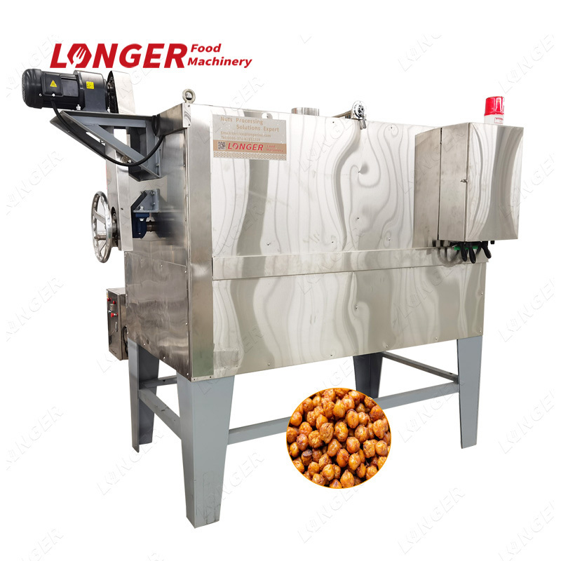 Commercial Chickpea Mandelprofi Nut Sunflower Seeds Drum Roaster Machinery Price Spice Red Pepper Peanut Corn Roasting Machine