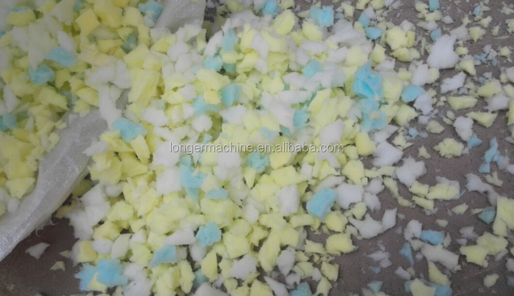 Automatic Sponge Crusher Machine|Small Model Foam Shredder