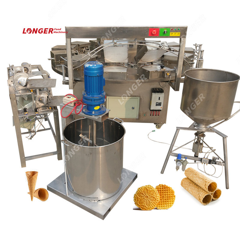 Egg roll making machine/Rolled sugar cone machine