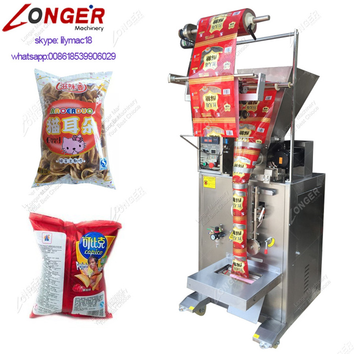 Factory Price Automatic Coffee Beans Peanut Weight Packaging Equipment Snacks Potato Chips Chin Chin Pouch Packing Machine