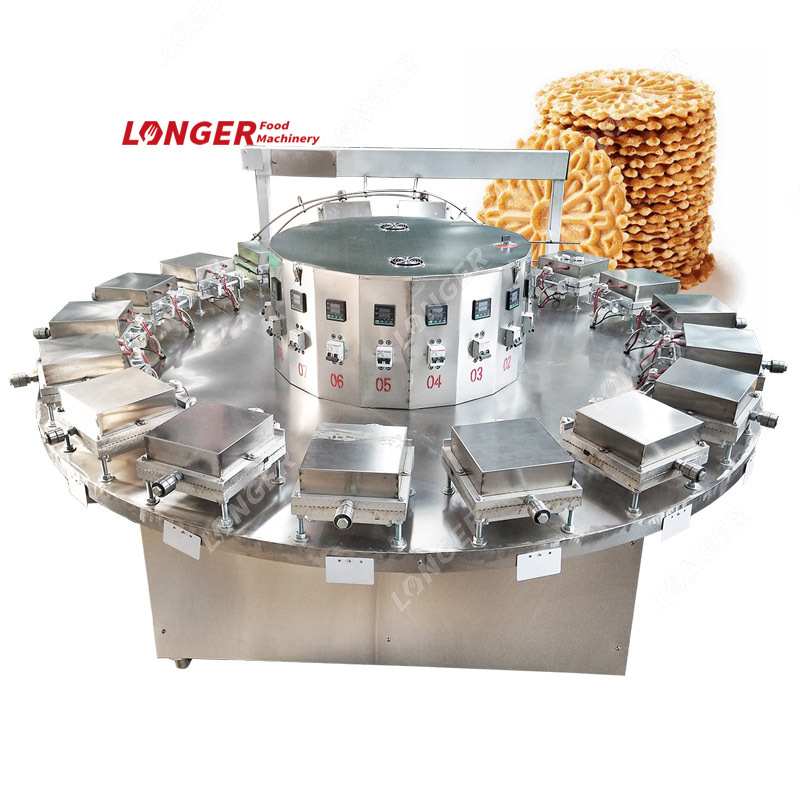 Commercial Used Pizzelle Machine Rolled Sugar Ice Cream Cone Moulding Machine