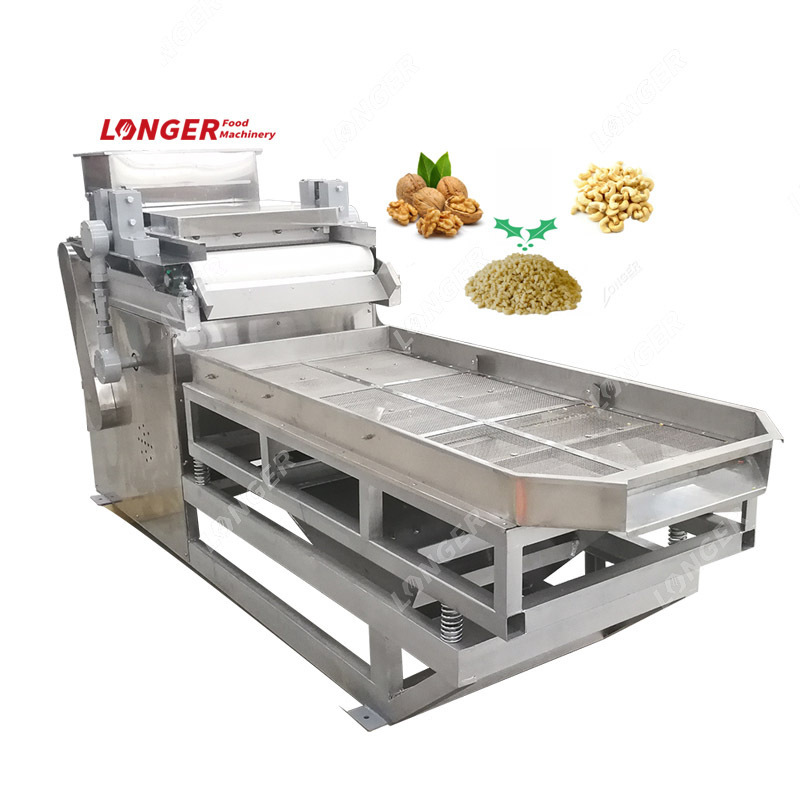 Industrial Hazelnut Dicing Machinery Automatic Walnut Crusher Pistachio Peanut Chopping Almonds Cutting Nut Crushing Machine