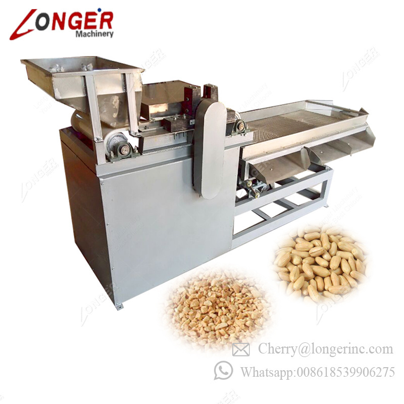 Industrial Hazelnut Dicing Machinery Automatic Walnut Crusher Pistachio Peanut Chopping Almonds Cutting Nut Crushing Machine