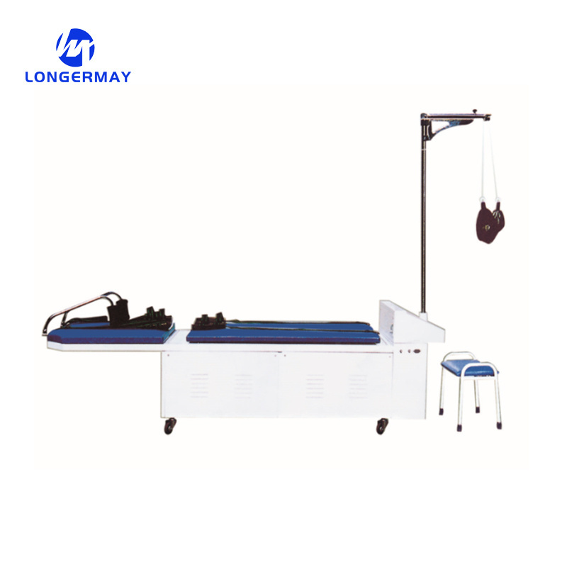 Electric therapy traction bed traction table equipment for hospital bed