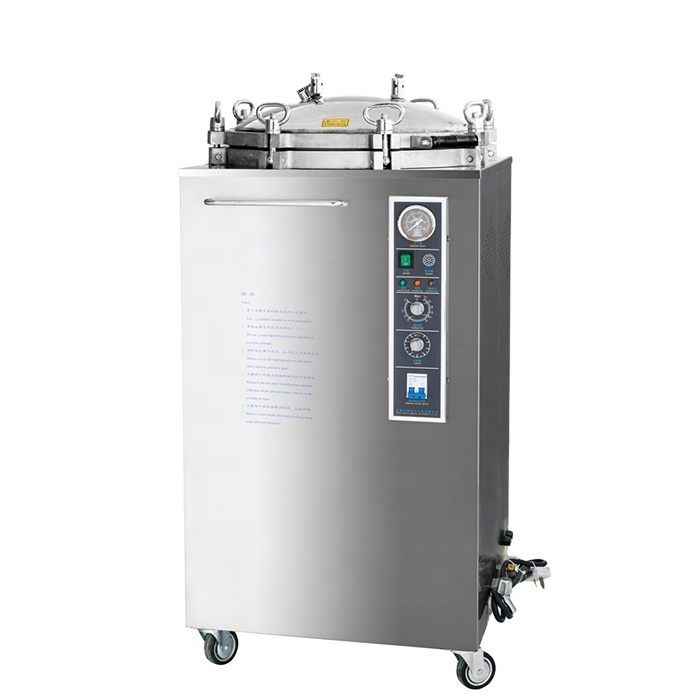 Factory medical equipment portable vertical high pressure stram sterilizer autoclave good price 35L 50L 75L 100L 150LH