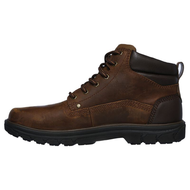 Long Fei nubuck leather lace up work boots for men