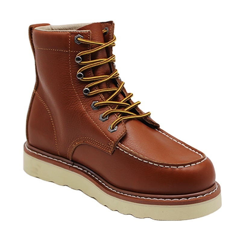 Boot steel toe work Wedge Boot mens boots