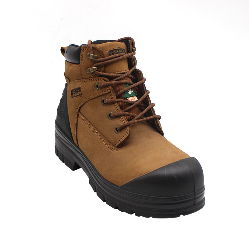 oil resistant men steel toe safety  boots for men