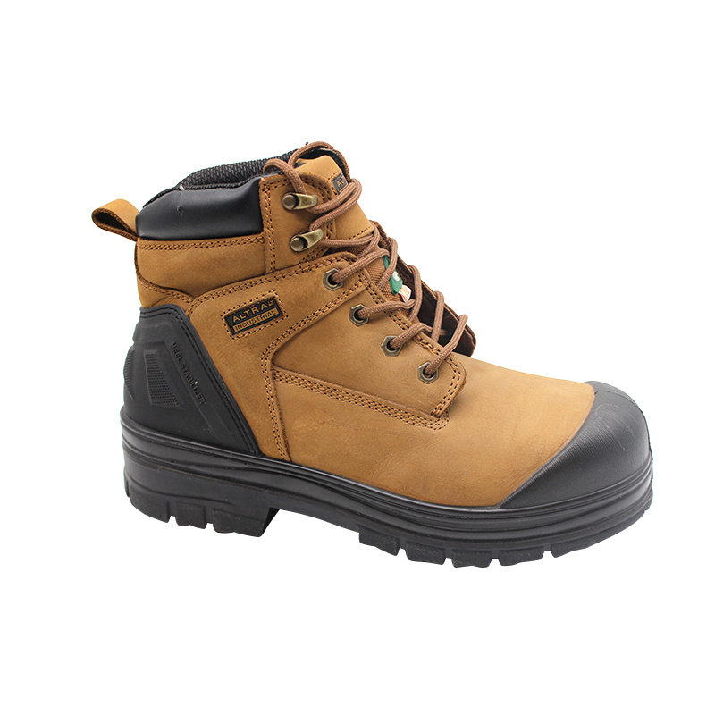 oil resistant men steel toe safety  boots for men