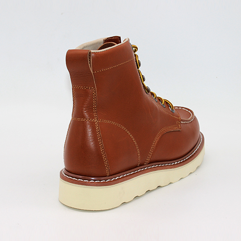 Boot steel toe work Wedge Boot mens boots