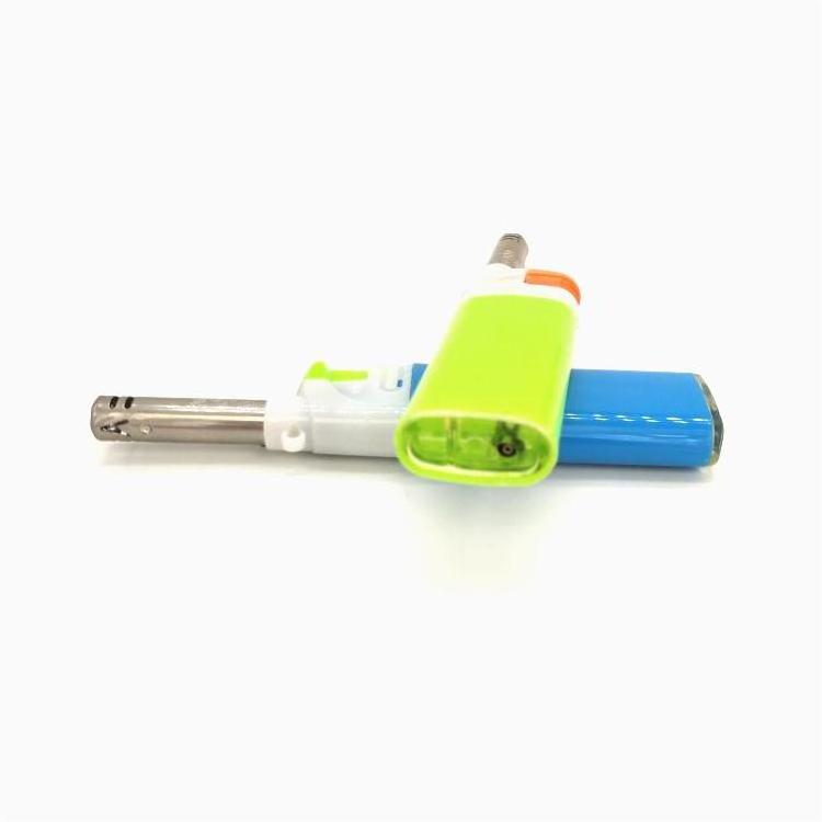 Kitchen refillable mini BBQ lighter plastic outdoor camping candle lighter