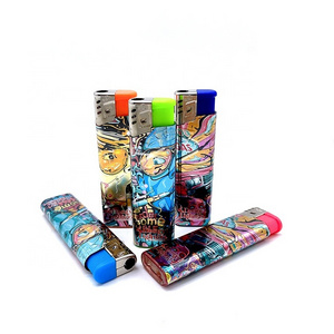 New Arrival Design Refillable Gas Lighter Windproof  Encendedores Lighter Cigarette